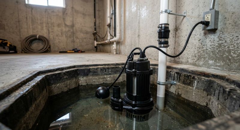 Basement Drainage Installation in Montgomery, AL