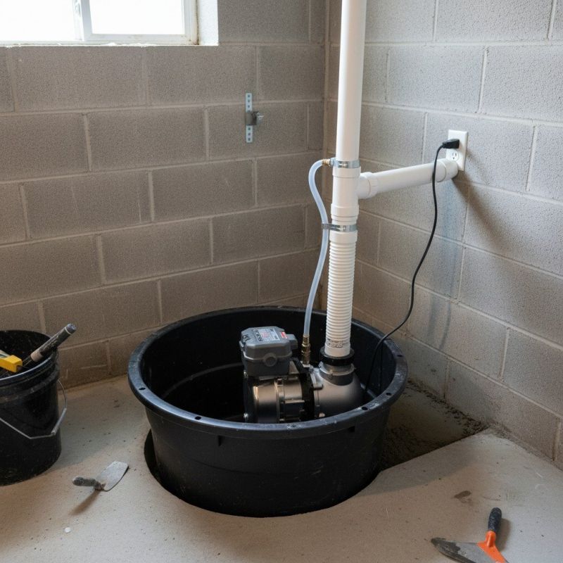 Basement Drainage Installation in Providence, RI