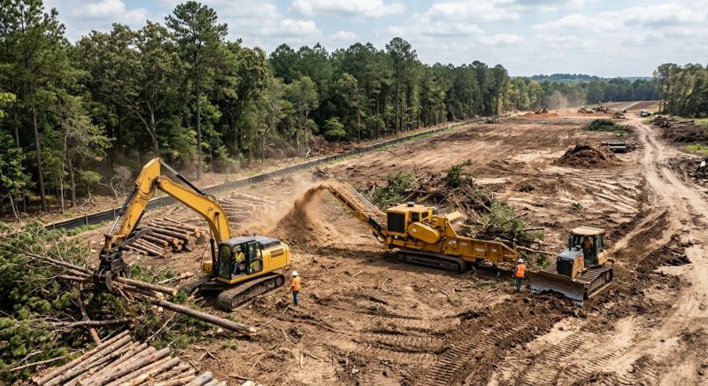 Commercial Land Clearing in Houston, TX