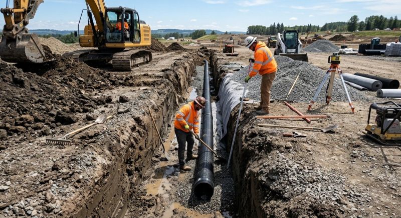 Drain Trenching in Salt Lake City, UT