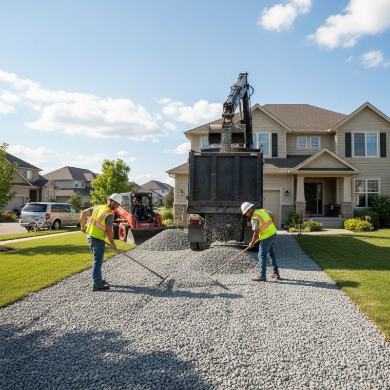 Gravel Parking Installation in Calvert County, MD
