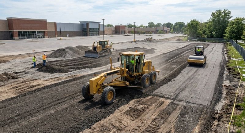 Parking Lot Excavation in Orem, UT
