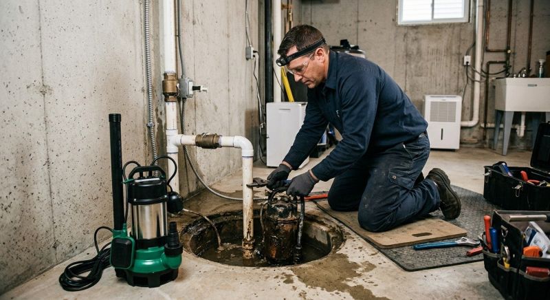 Sump Pump Installation in Providence, RI