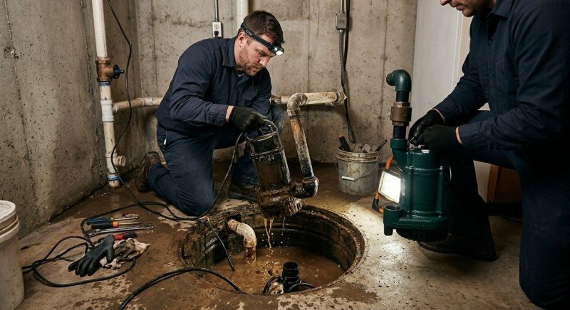 Sump Pump Installation in Providence, RI