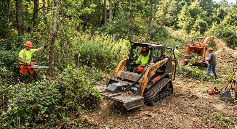 Underbrush Clearing in Katy, TX