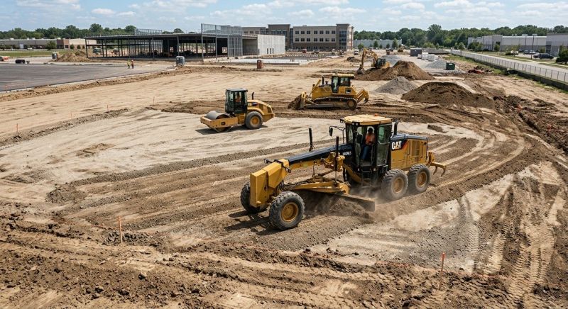 Parking Lot Excavation in Acworth, GA