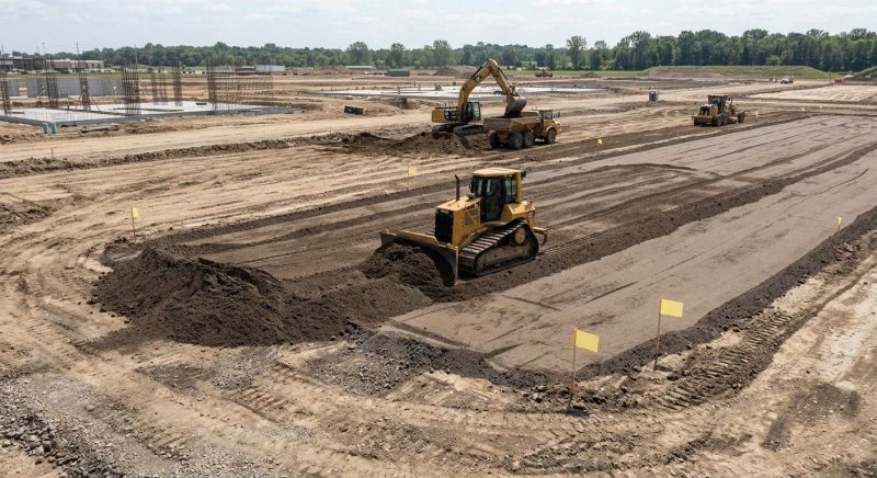 Parking Lot Excavation in Ellijay, GA