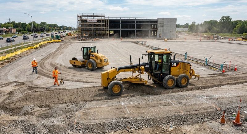 Parking Lot Leveling in Houston, TX